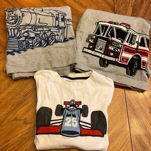 GYMBOREE Long sleeve shirts feat. vehicles